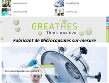 Tablet Screenshot of creathes.com